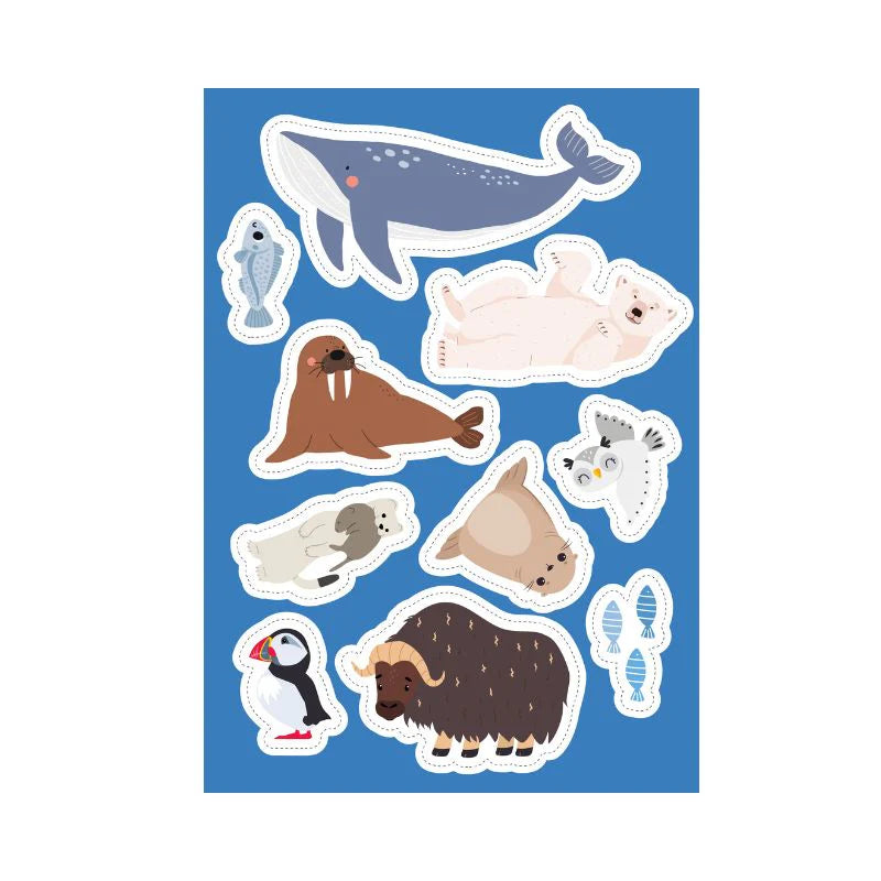 Sassi Stickers and Activities Book - World of Ice