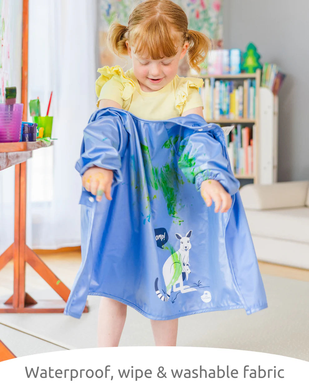 Little Chomps - Messy Mealtime (Preschool) Smock Bib: 2-5yrs