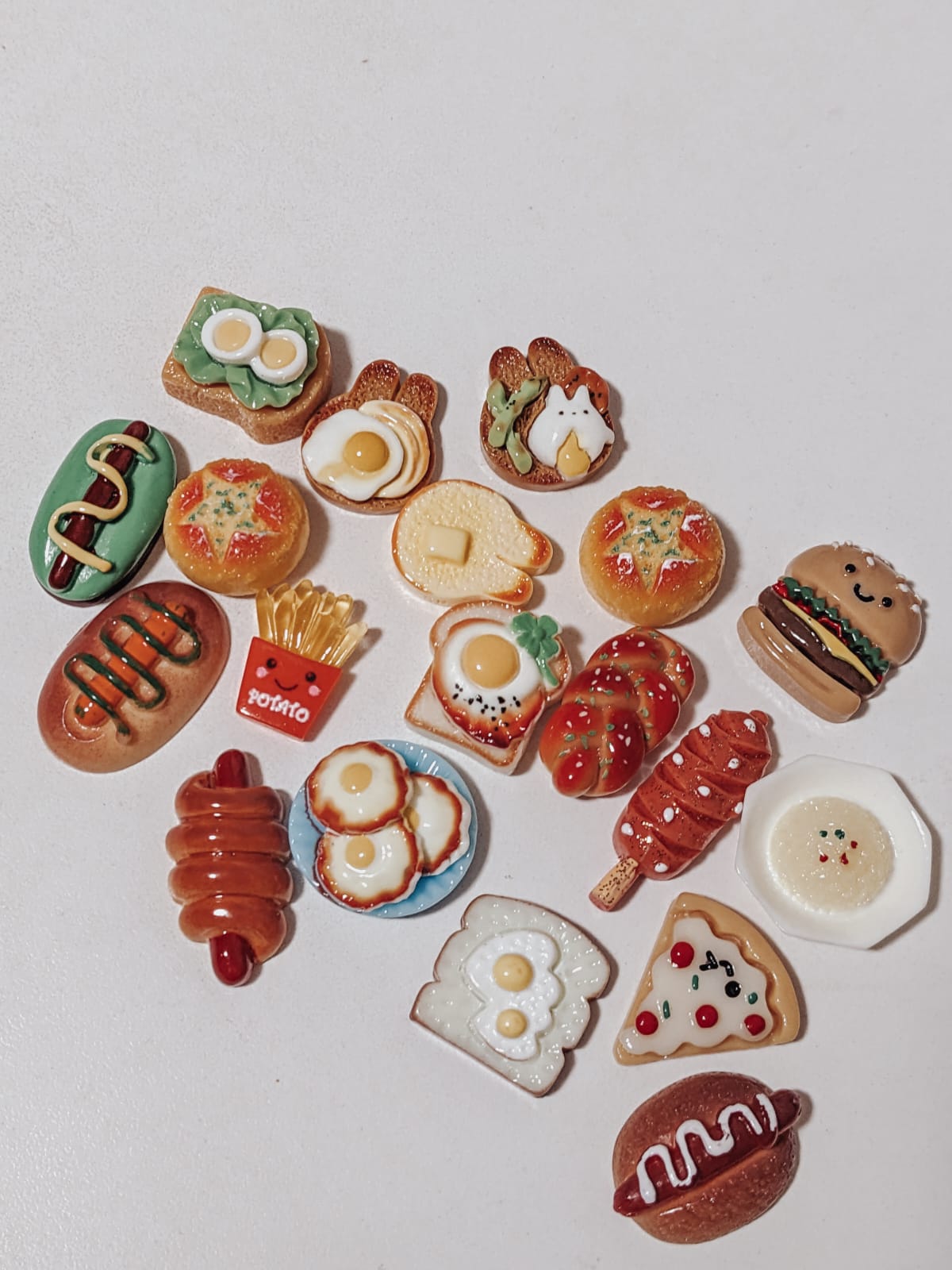 Bambi Bunny - Dollhouse Miniature Grease Foods - 10pcs