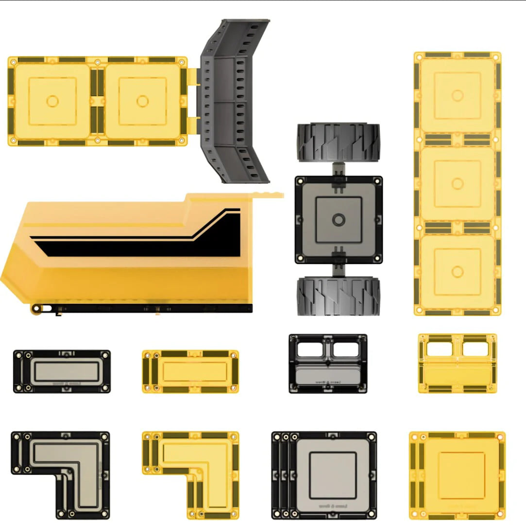 Learn & Grow Magnetic Tiles - Mega Mover Pack