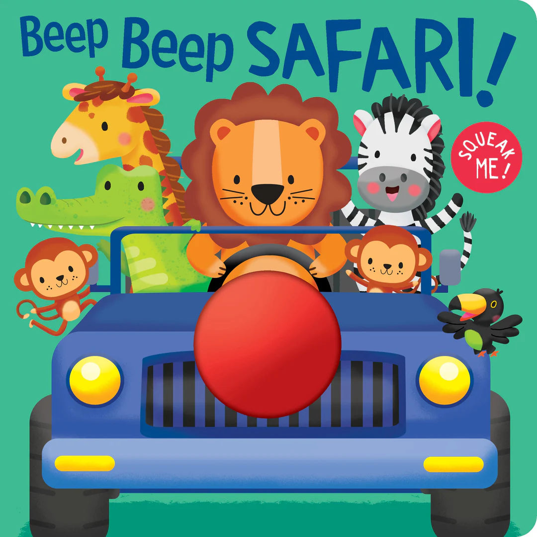 Book | Squeak Me! - Board Book - Beep Beep Safari!