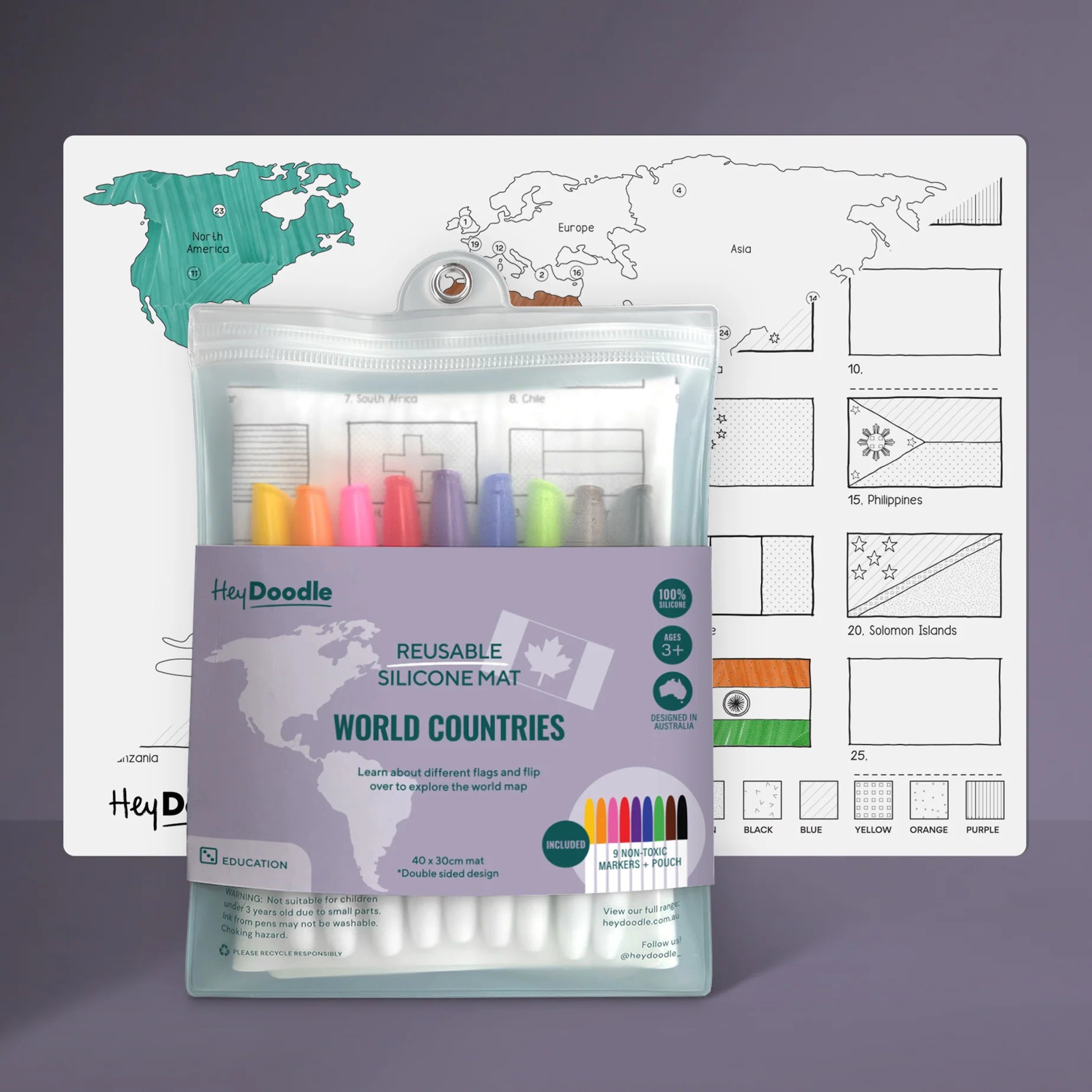HeyDoodle - World Countries