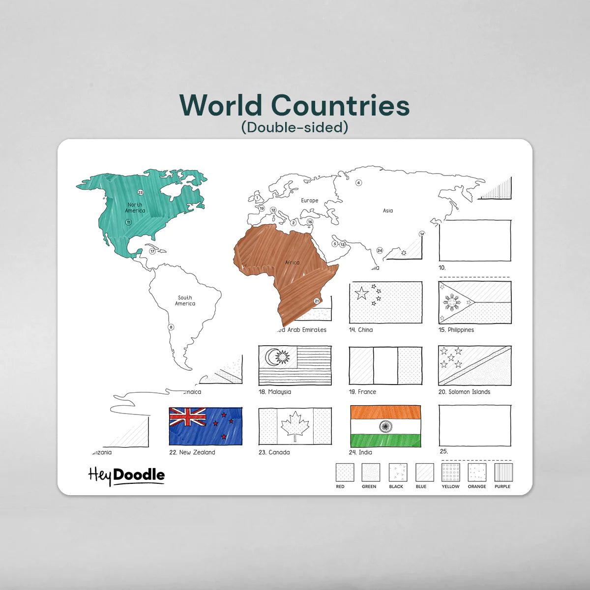 HeyDoodle - World Countries