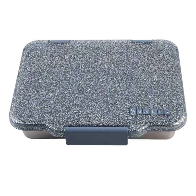 Yumbox Pret S/S Bento Box 4 Compartment - Paris Blue (Glitter)