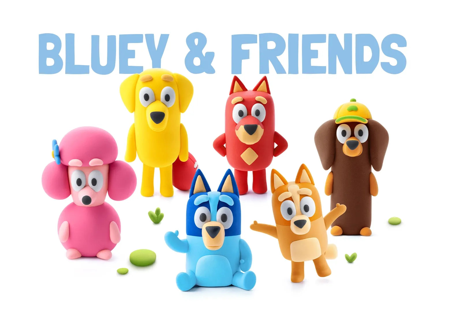 Hey Clay - Bluey & Friends - Individual Character