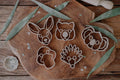 Kinfolk Pantry - Australian Animal Faces Cutter Set – Playdough Tools