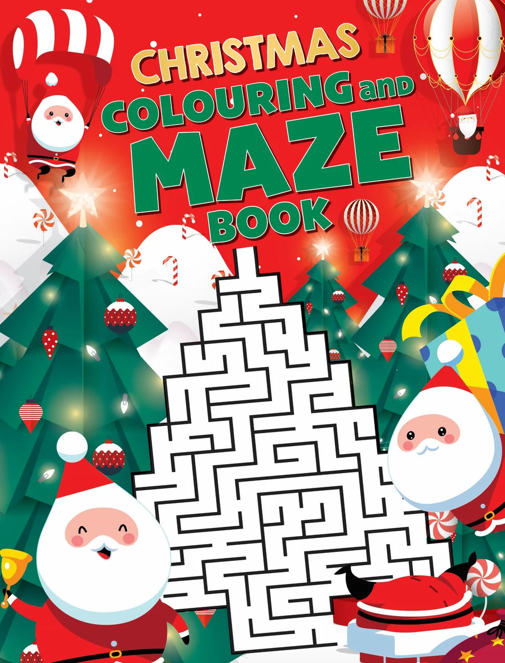 Book | Colouring and Mazes - Xmas
