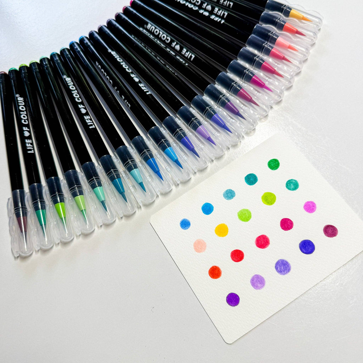 Life of Colour - Watercolour Brush Pens - Mermaid Colours