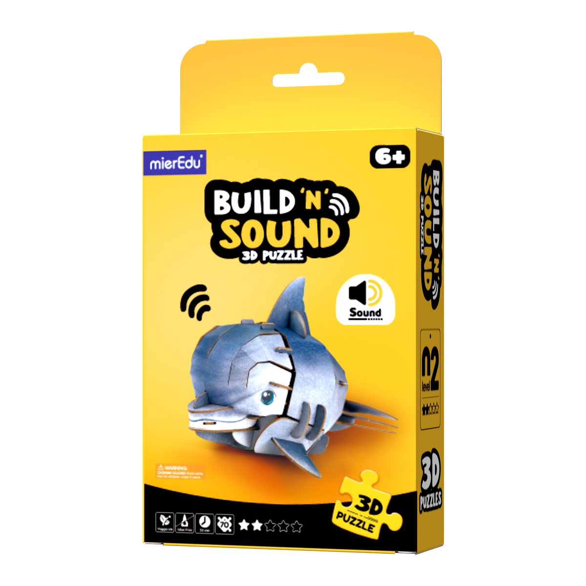 MierEdu - POPUZ BUILD 'N' SOUND 3D PUZZLE - Ocean