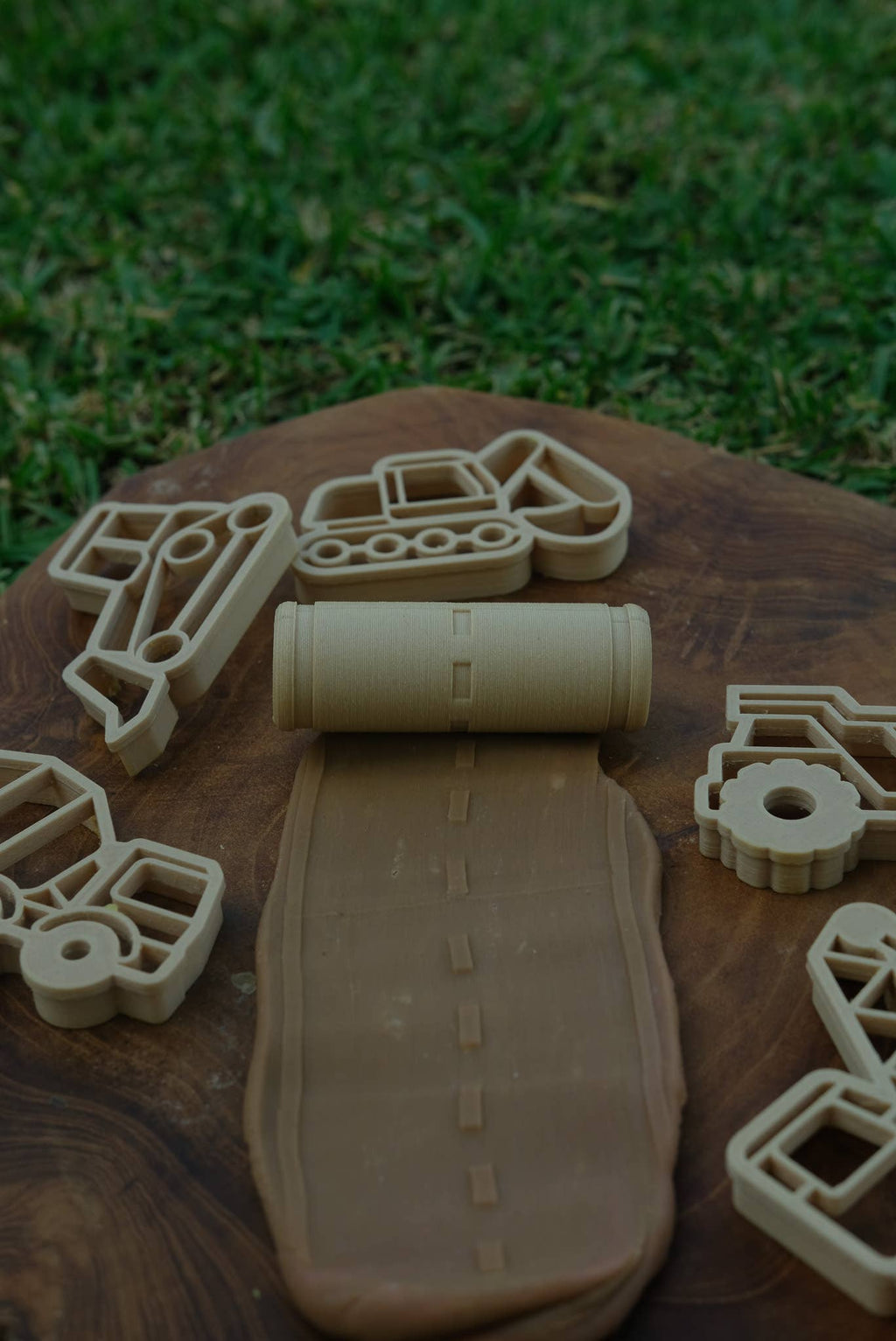 Kinfolk Pantry - Road Roller - Eco Pattern Playdough Roller