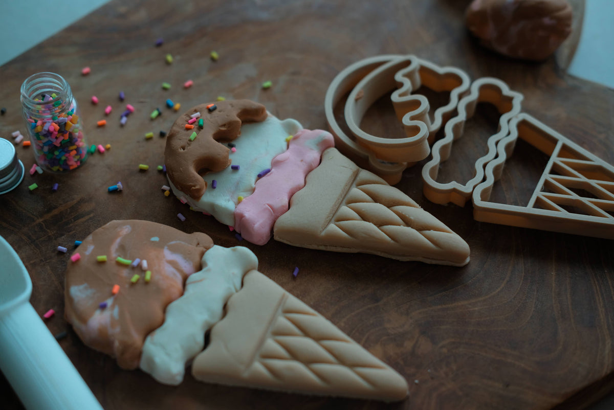 Kinfolk Pantry - Ice Cream Cutter Set - Eco Playdough Tool
