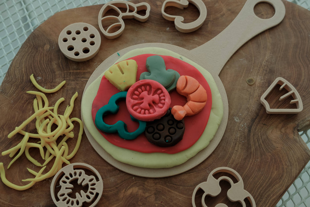 Kinfolk Pantry - Pizza Cutter Set - Eco Playdough Tool