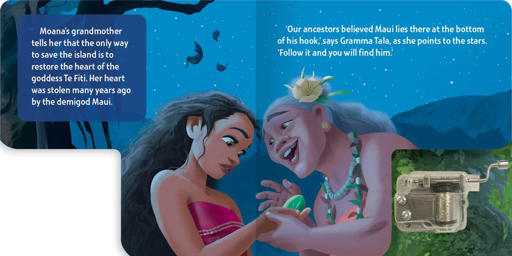 Book | Disney Moana - Wind-Up Music Box Book