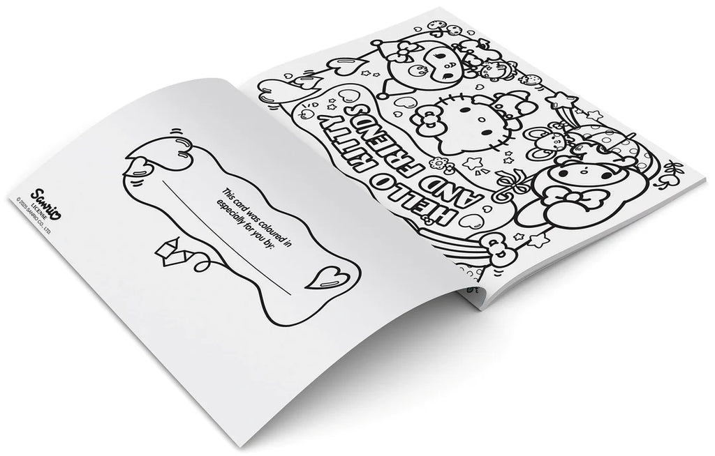Book | Hello Kitty and Friends - Colour-Your-Own Greeting Cards and Gift Tags