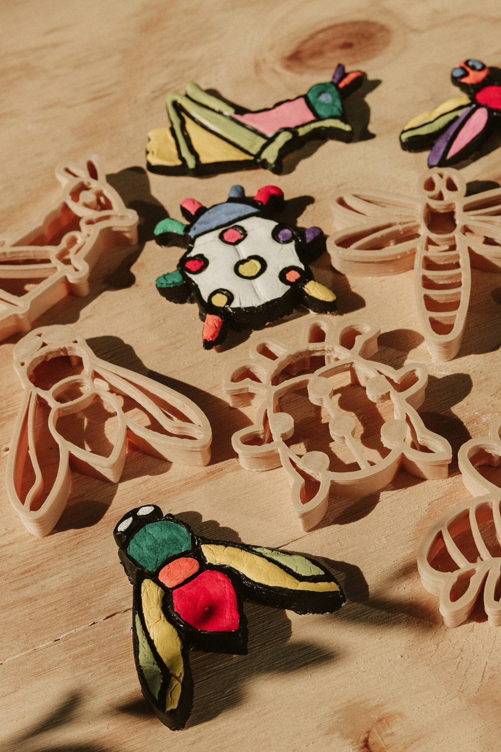 Kinfolk Pantry - Insect Cutter Set - Eco Playdough Tool