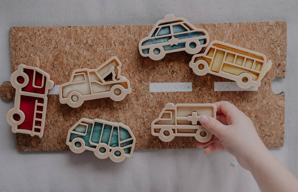 Kinfolk Pantry - Service Vehicle Cutter Set - Eco Playdough Tool
