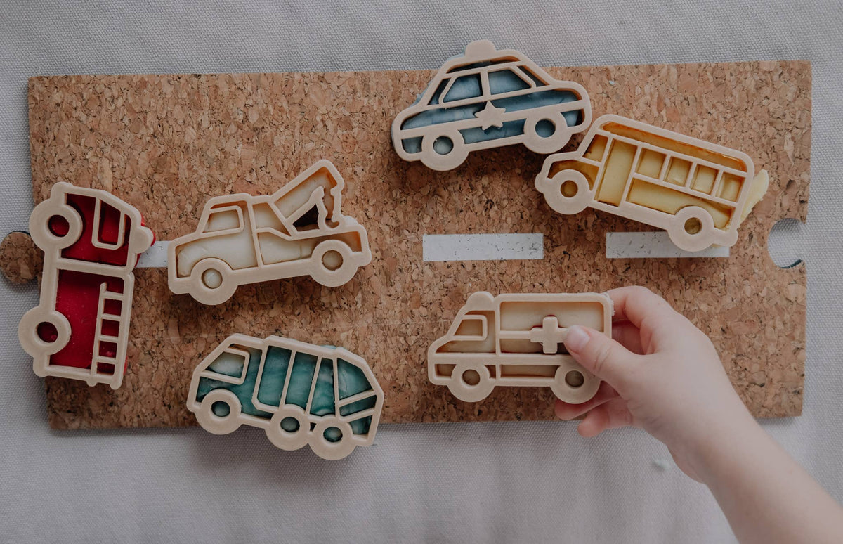 Kinfolk Pantry - Service Vehicle Cutter Set - Eco Playdough Tool