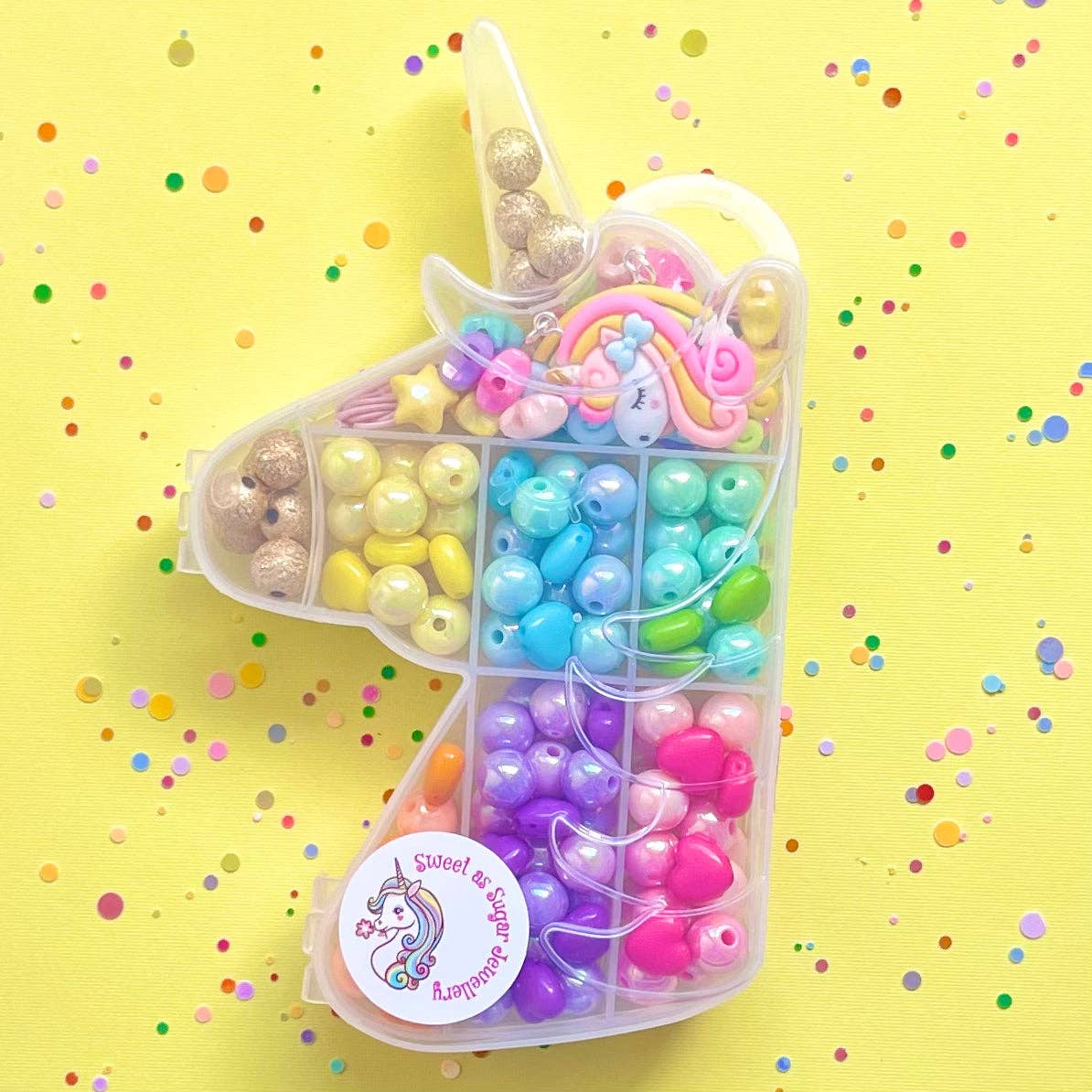 Sweet as Sugar Jewellery Making Kit Unicorn Shape
