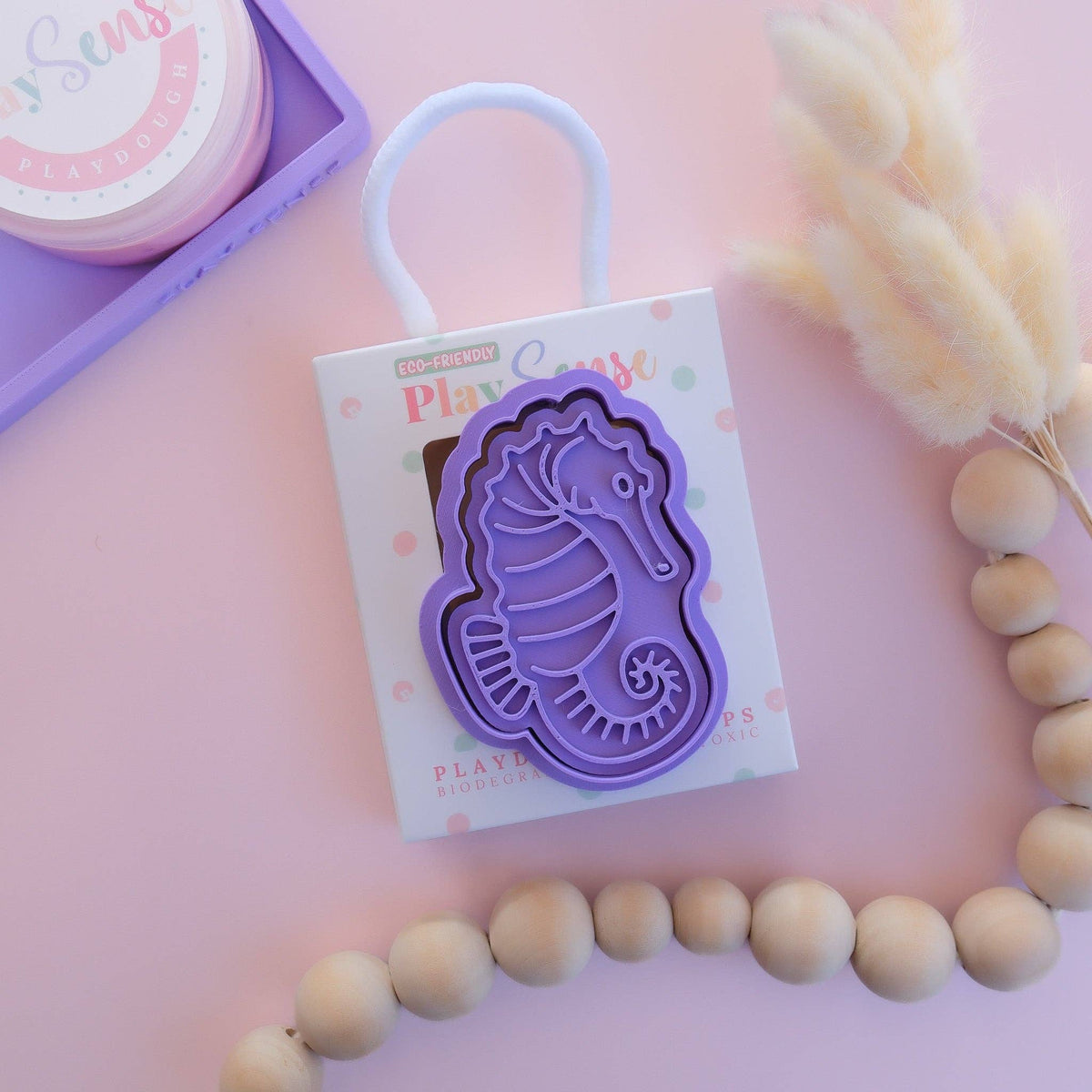 Play Sense - Eco Playdough Stamp | Seahorse