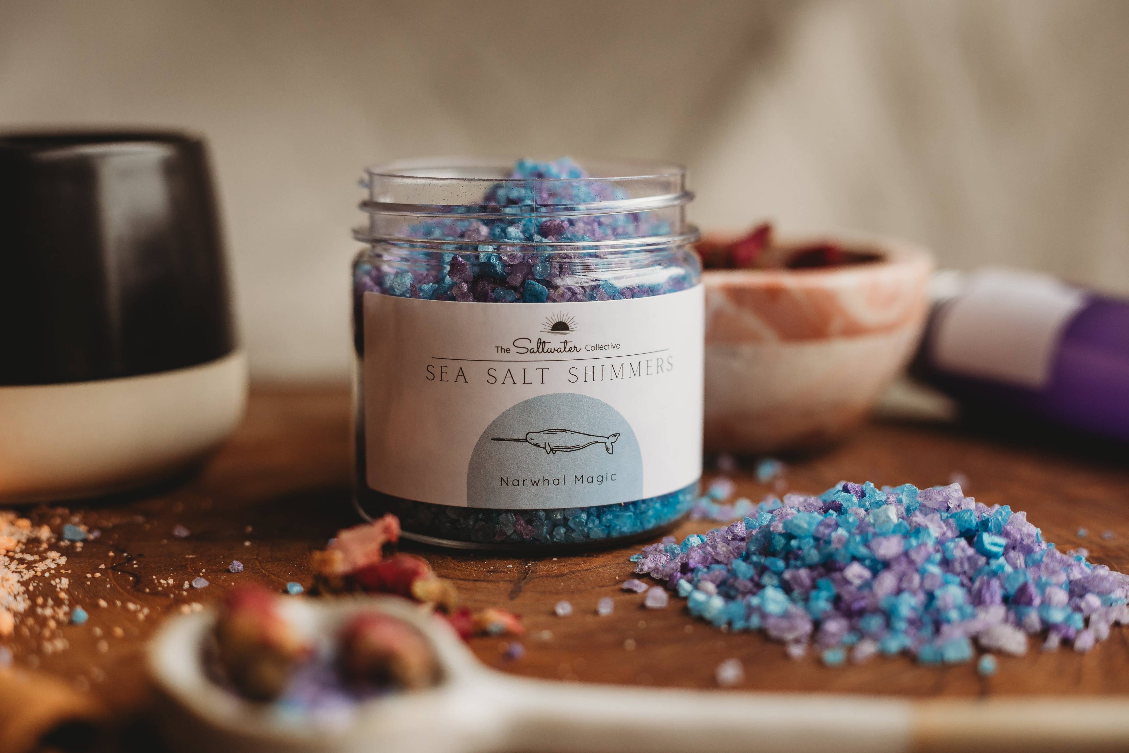The Saltwater Collective - Narwhal Magic - Sea Salt Shimmers Small