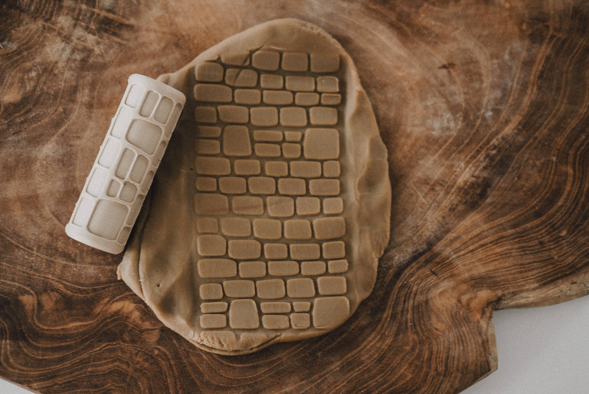 Kinfolk Pantry - Cobblestone Path Roller - Pattern Playdough Roller