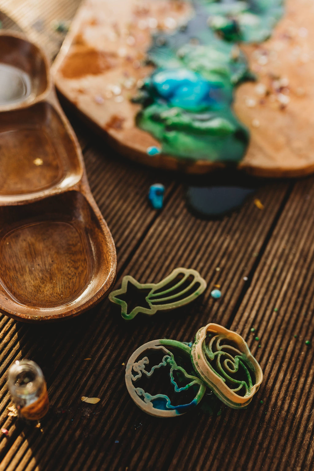 Kinfolk Pantry - Outer Space Cutter Set - Eco Playdough Tool