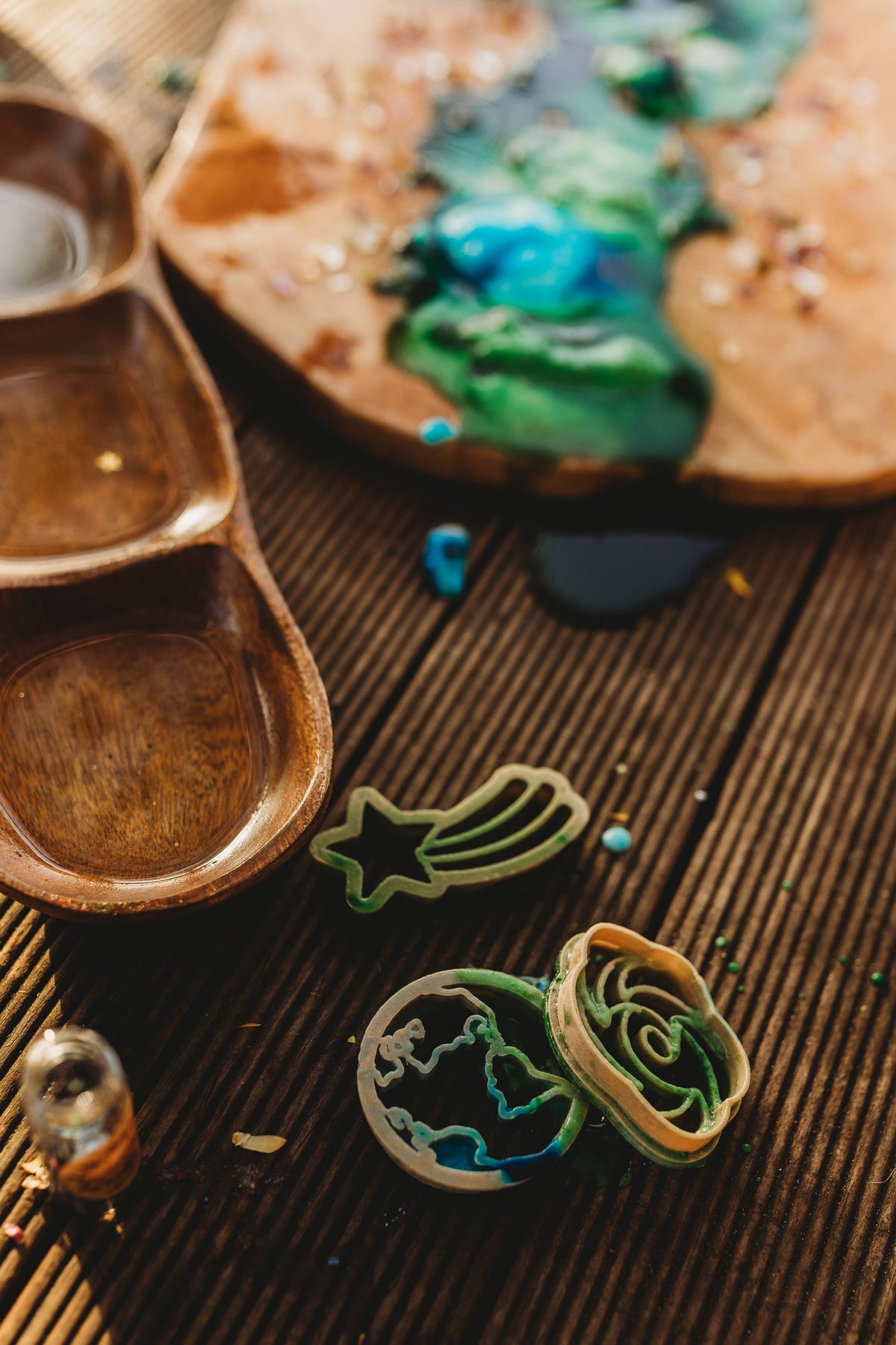 Kinfolk Pantry - Outer Space Cutter Set - Eco Playdough Tool