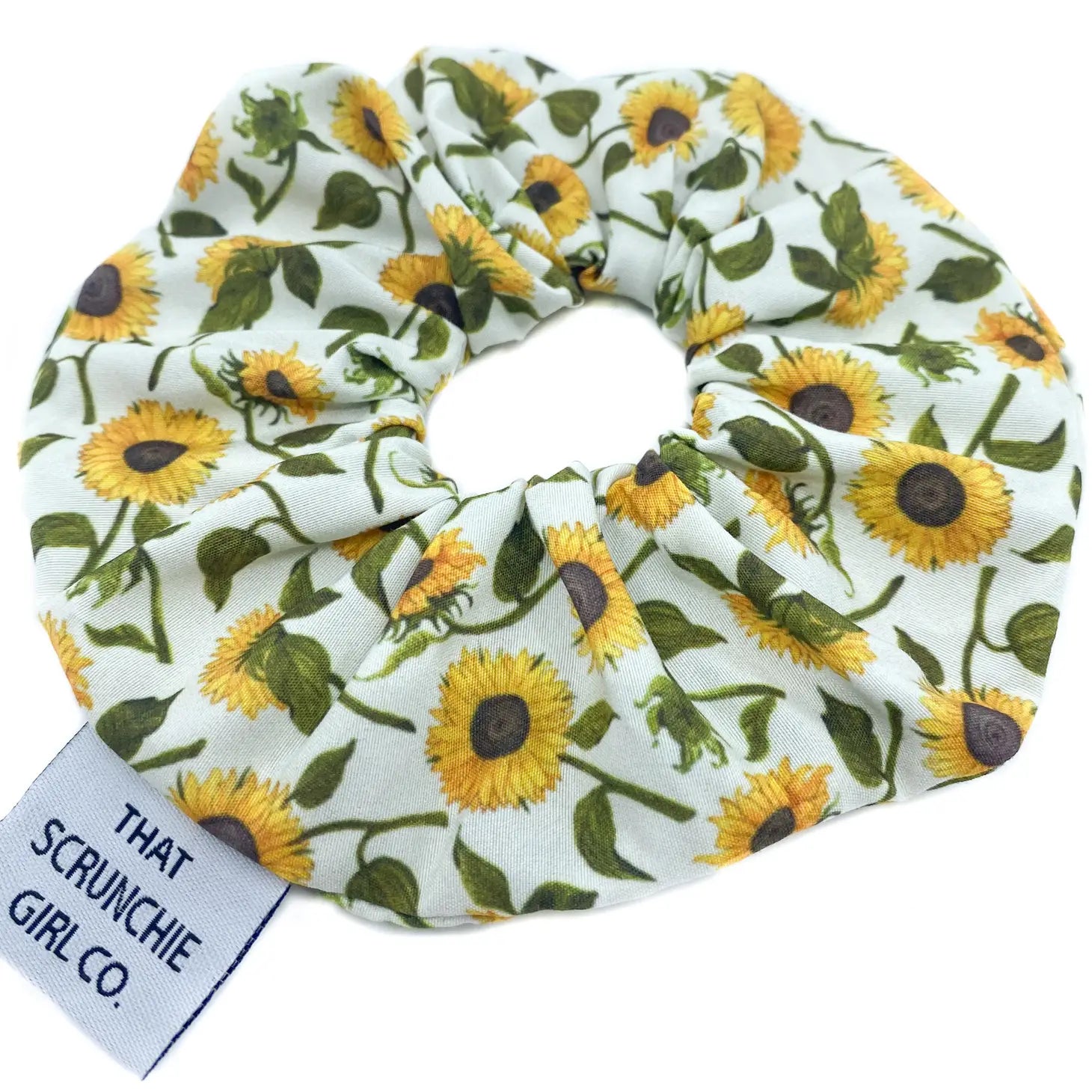 That Scrunchie Girl Co. - Sunflower Hair Scrunchie