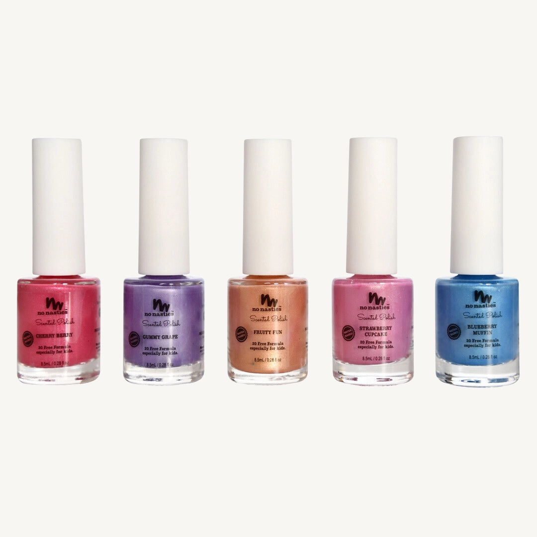 No Nasties Kids - Water Based Scented Scratch Off Kids Nail Polish