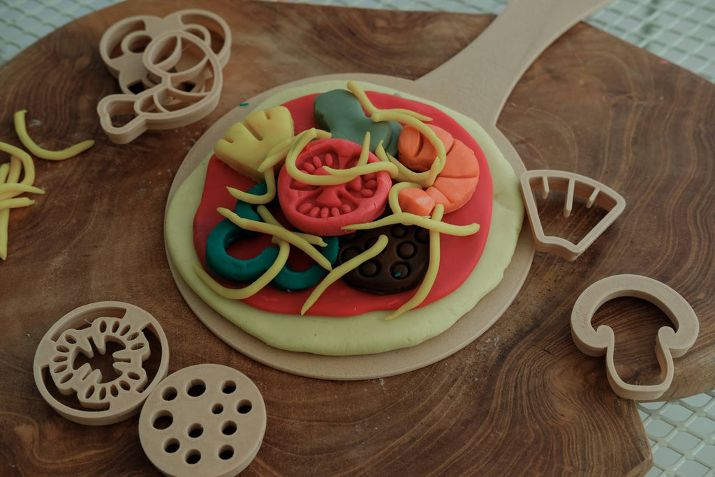Kinfolk Pantry - Pizza Cutter Set - Eco Playdough Tool