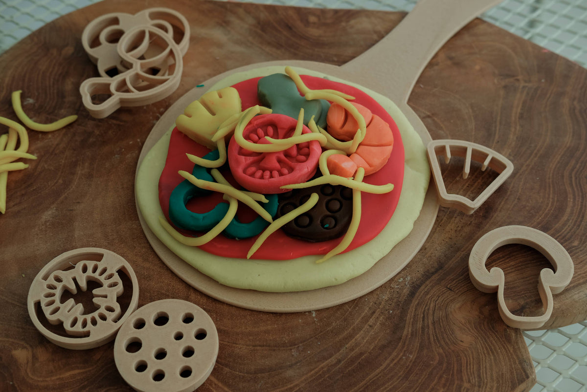 Kinfolk Pantry - Pizza Cutter Set - Eco Playdough Tool