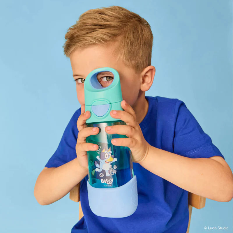 b.box Tritan Drink Bottle Licensed - 450ml - Bluey Playtime