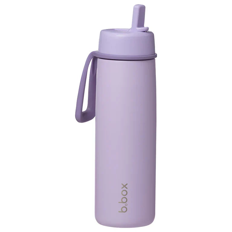 b.box Insulated Flip Top Bottle - 690ml - Lilac Love