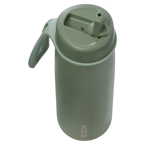 b.box Insulated Flip Top Bottle - 690ml - Olive