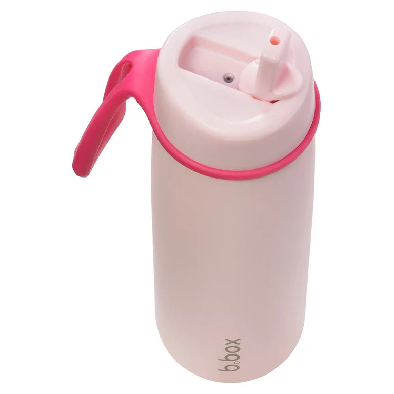 b.box Insulated Flip Top Bottle - 690ml - Pink Paradise
