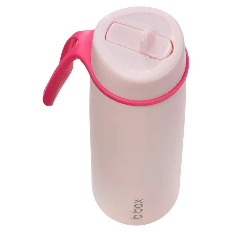 b.box Insulated Flip Top Bottle - 690ml - Pink Paradise