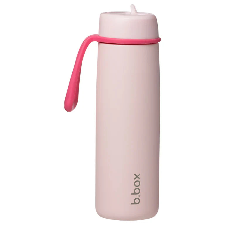 b.box Insulated Flip Top Bottle - 690ml - Pink Paradise