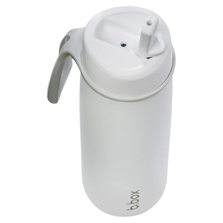 b.box Insulated Flip Top Bottle - 690ml - White Out