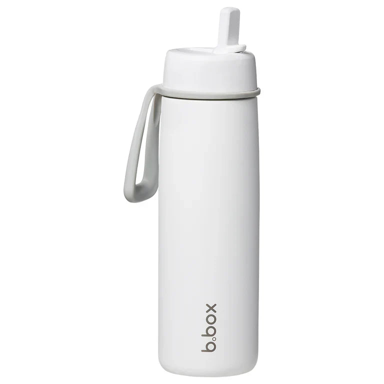 b.box Insulated Flip Top Bottle - 690ml - White Out