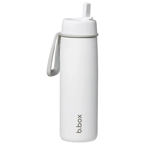 b.box Insulated Flip Top Bottle - 690ml - White Out