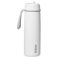 b.box Insulated Flip Top Bottle - 690ml - White Out