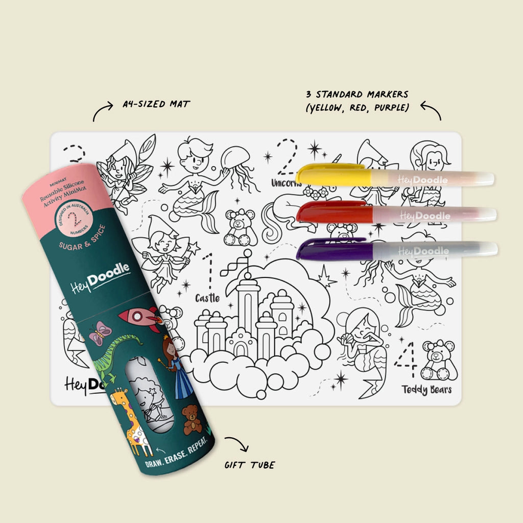 HeyDoodle Minimats - Sugar and Spice