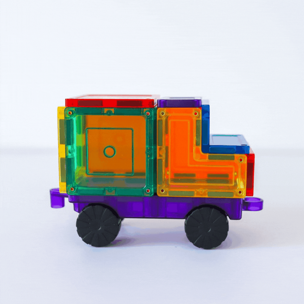 Learn & Grow Magnetic Tiles - Car Base Pack (2 Piece)