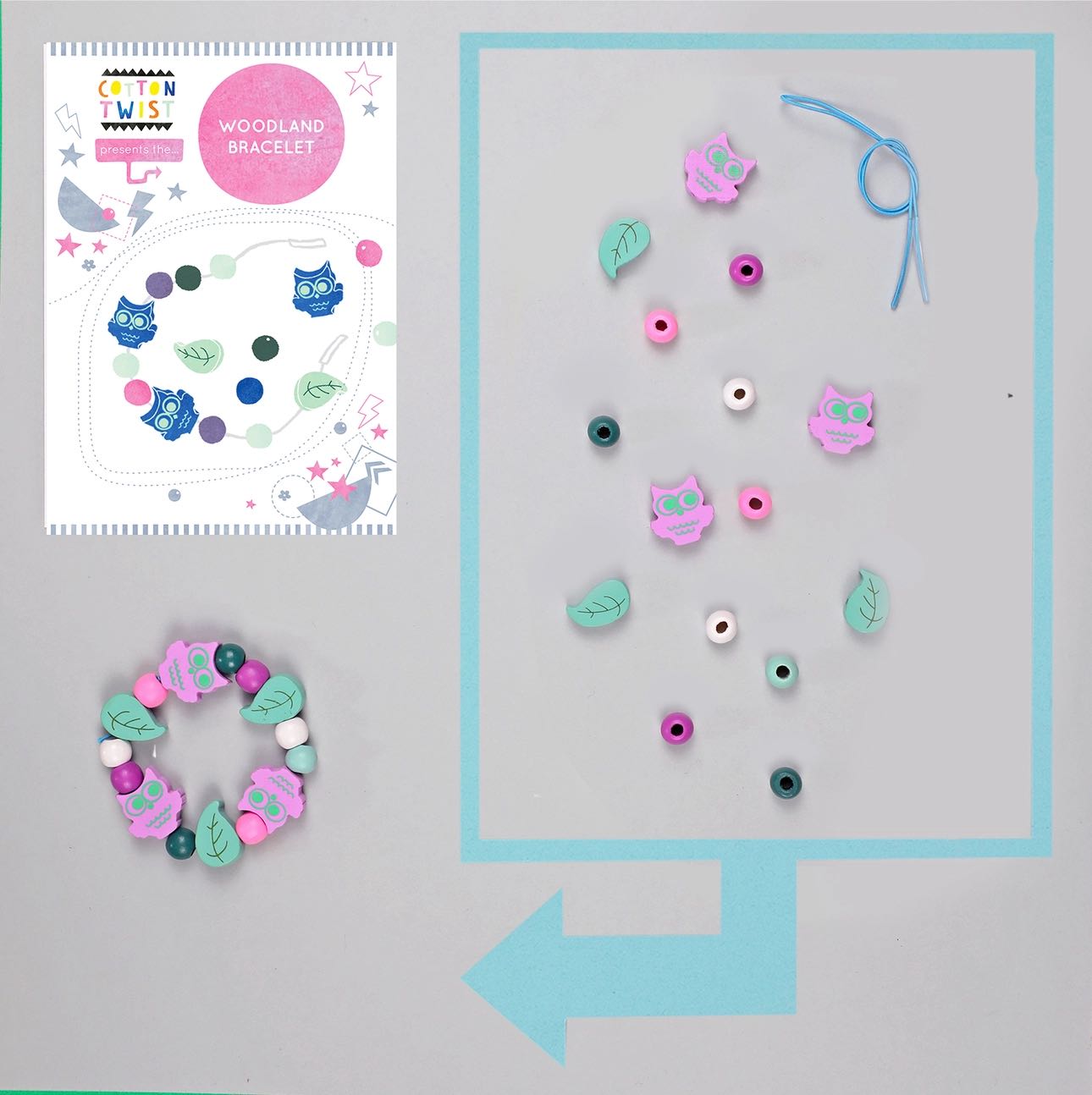 Cotton Twist - Make Your Own Woodland Bracelet