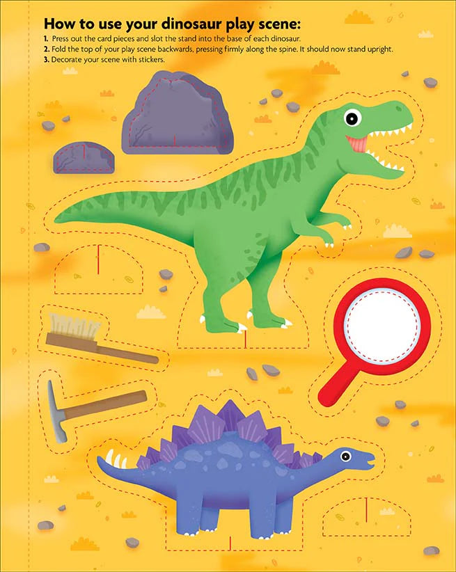 Book | FunFacts - Sticker Activity Book - Dinosaurs