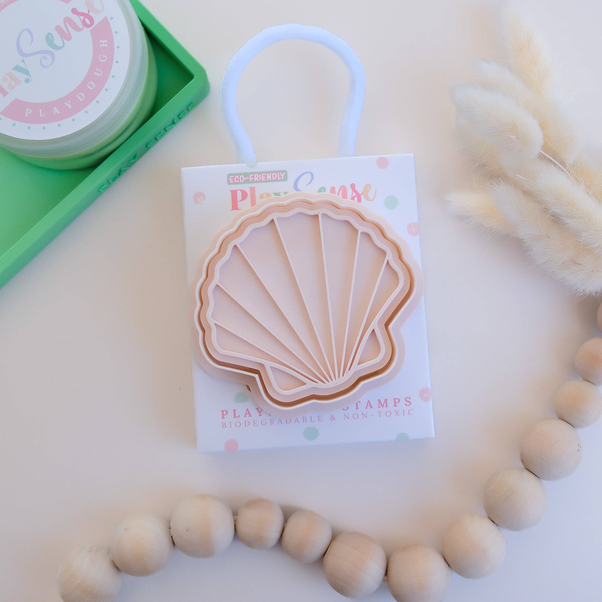 Play Sense - Eco Playdough Stamp | Sea Shell