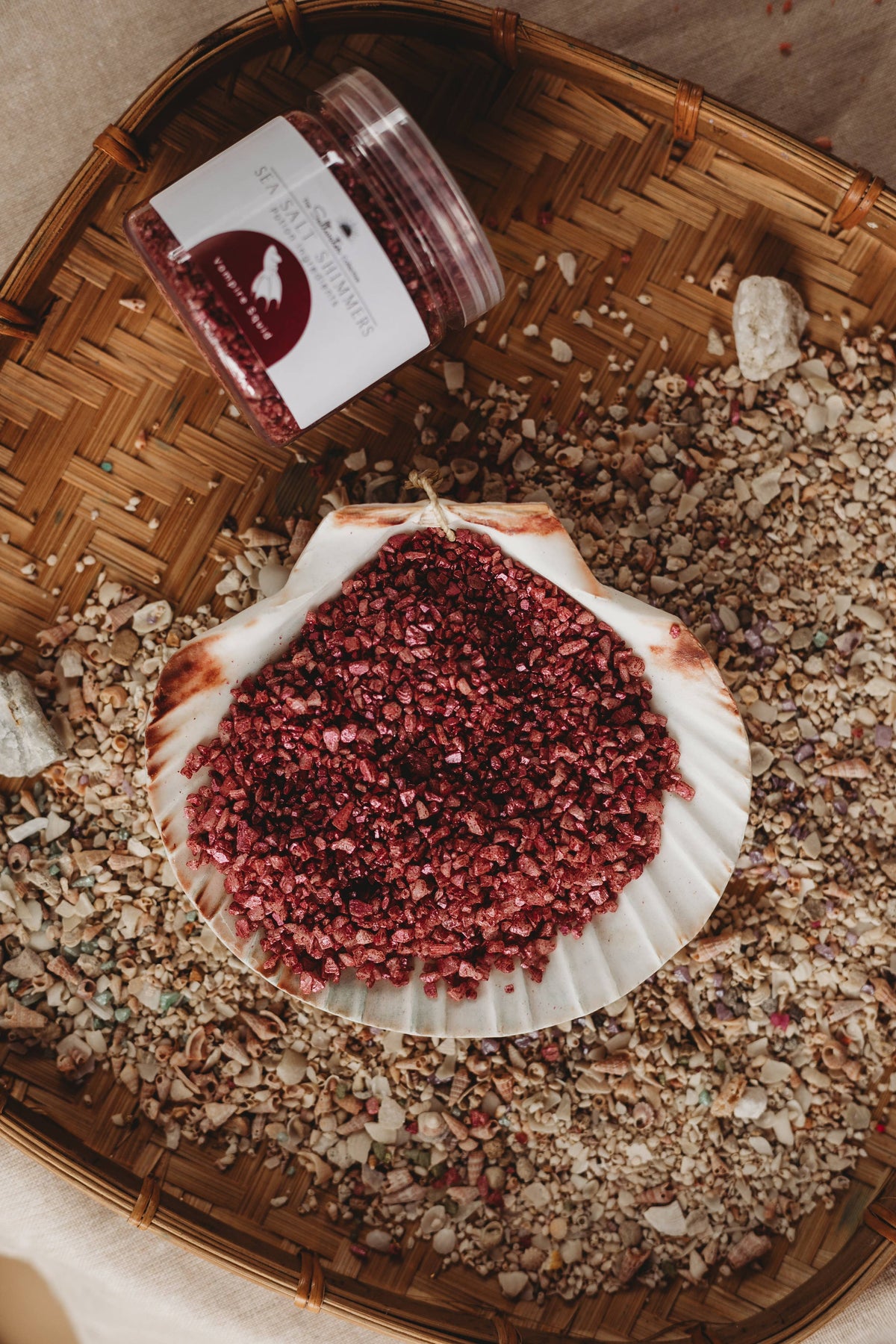 The Saltwater Collective - Vampire Squid - Deep Red Sea Salt Shimmers Small