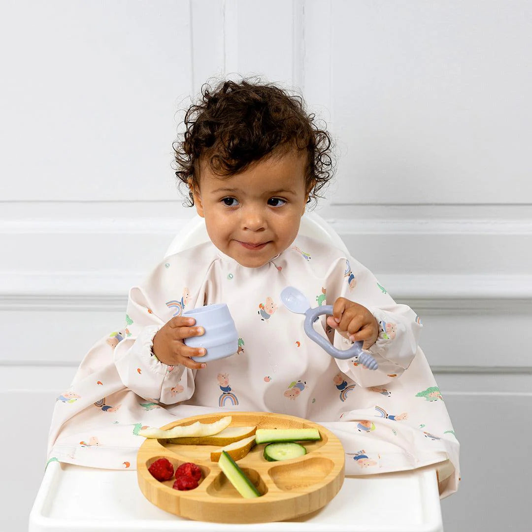 BIBaDo – Baby Weaning Coverall Bib – George Pig