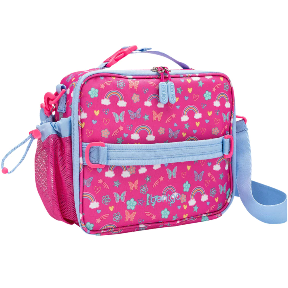 Bentgo Kids Print Lunch Bag - Rainbows & Butterflies