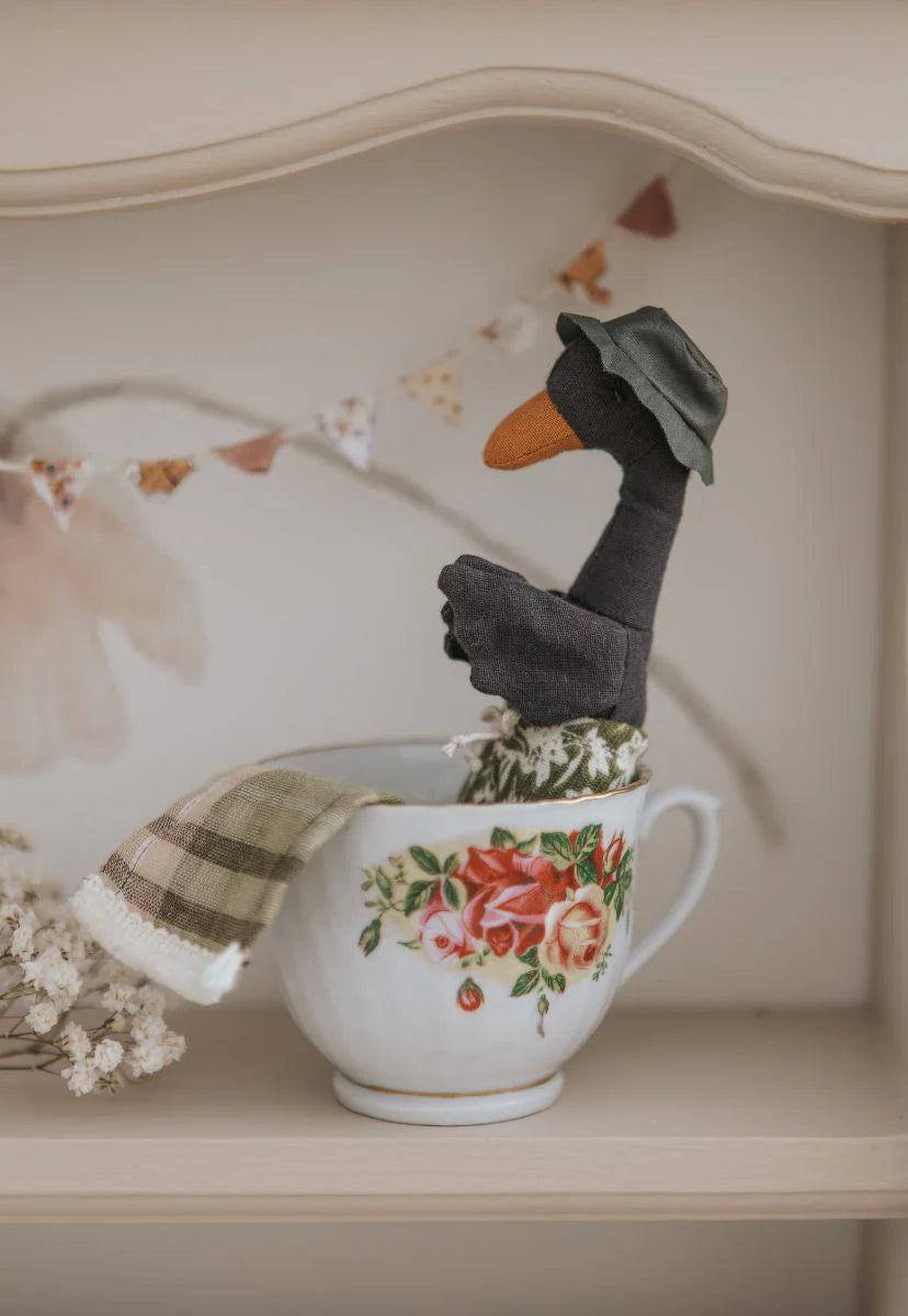 Rugaroo - Byron | The Sunbaking Black Swan | Coastal Plush Doll